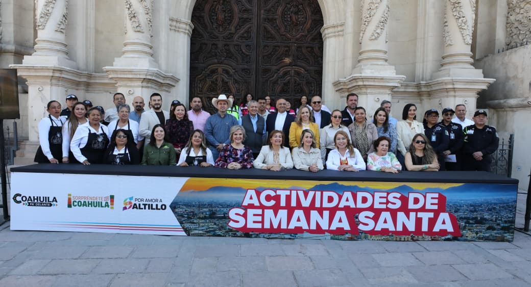 Ofrecerá Saltillo grandes actividades durante Semana Santa    Saltillo, Coahuila de Zaragoza; 24 de marzo de 2026.- Gracias a la coordinación entre el Gobierno Municipal, el sector turístico y la sociedad civil, durante el próximo periodo de Semana Santa,
