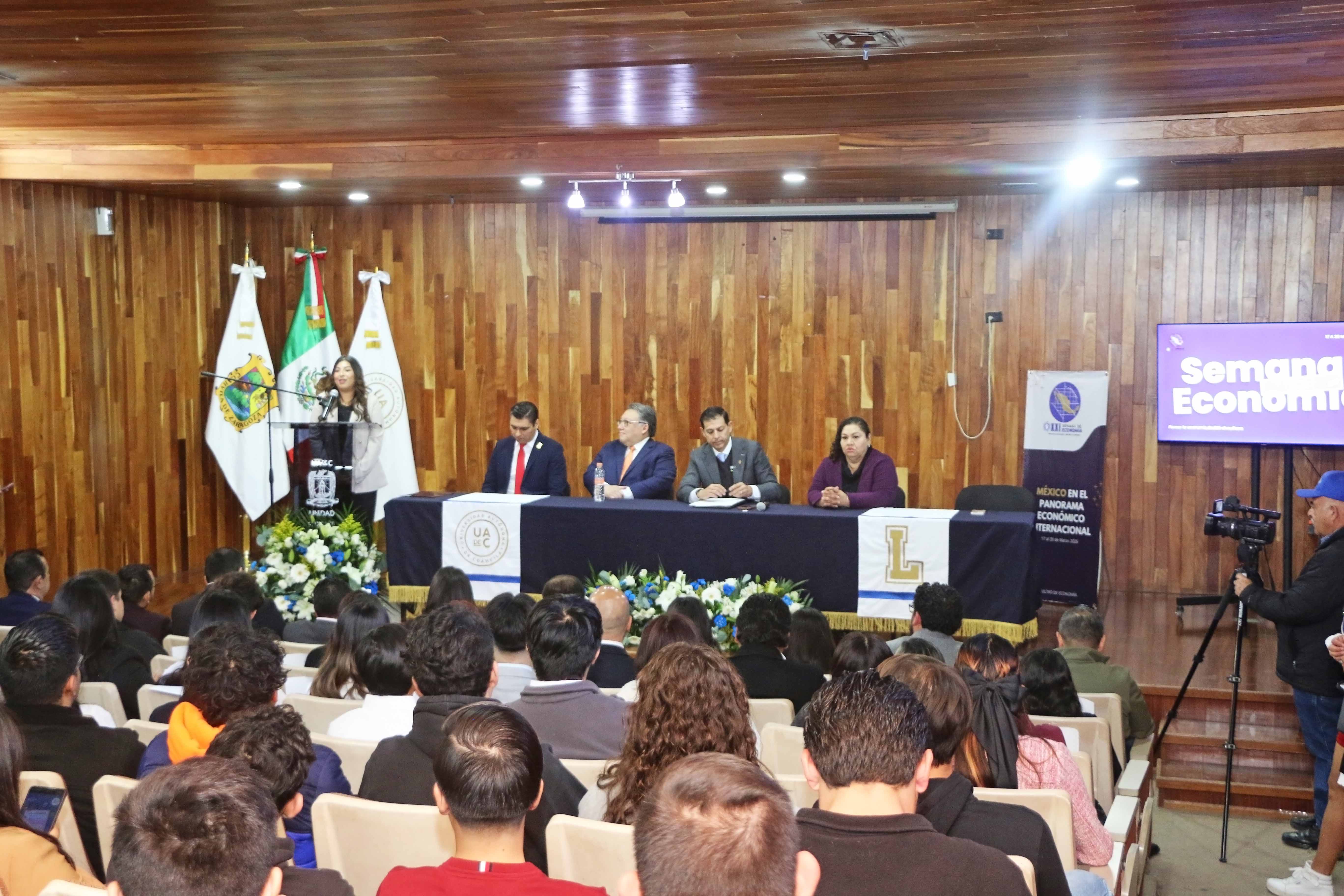 Inicia en la UAdeC la XXI Semana de Economía