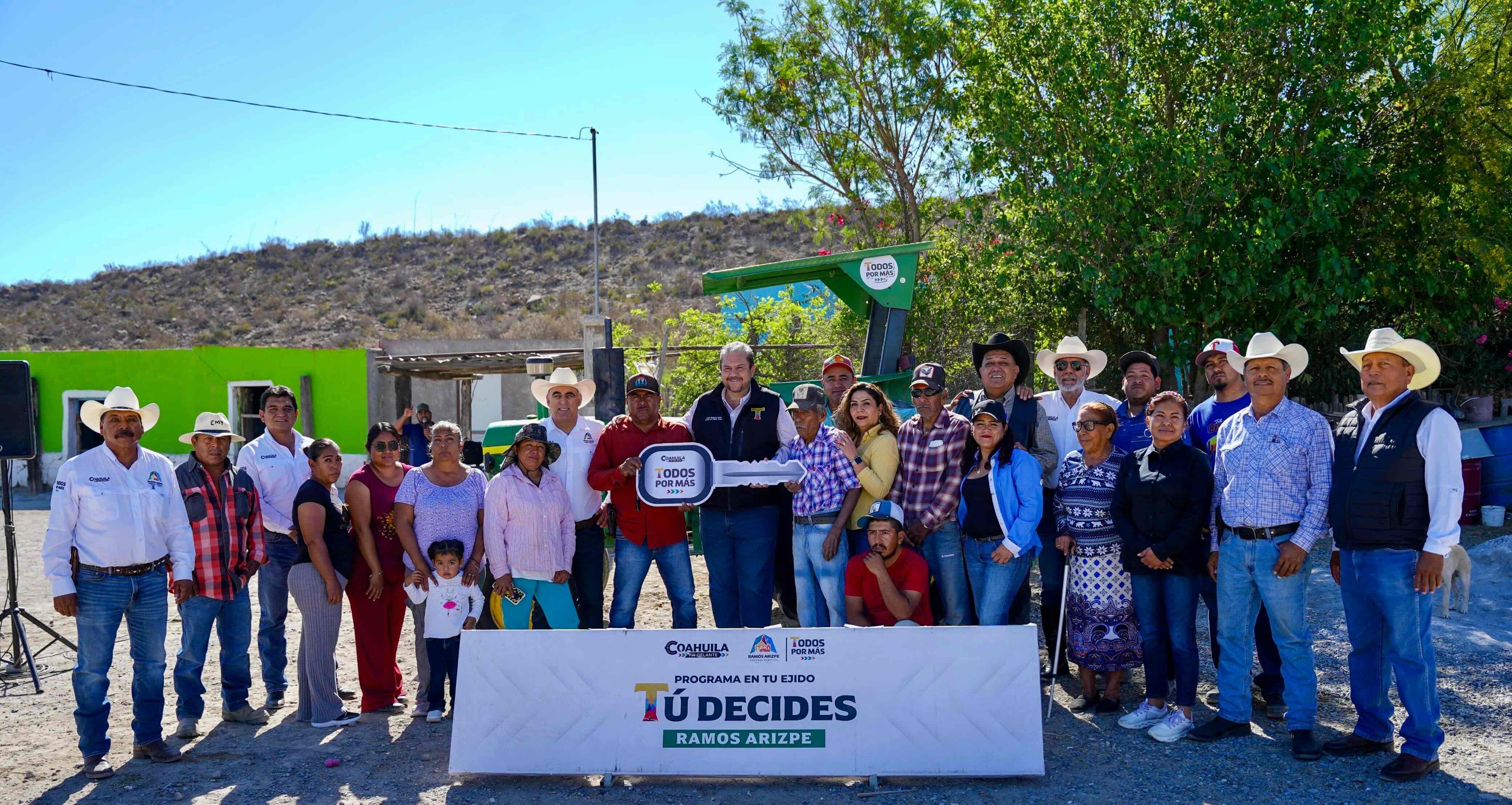 Con respaldo de Manolo Jiménez, fortalecen producción y economía rural