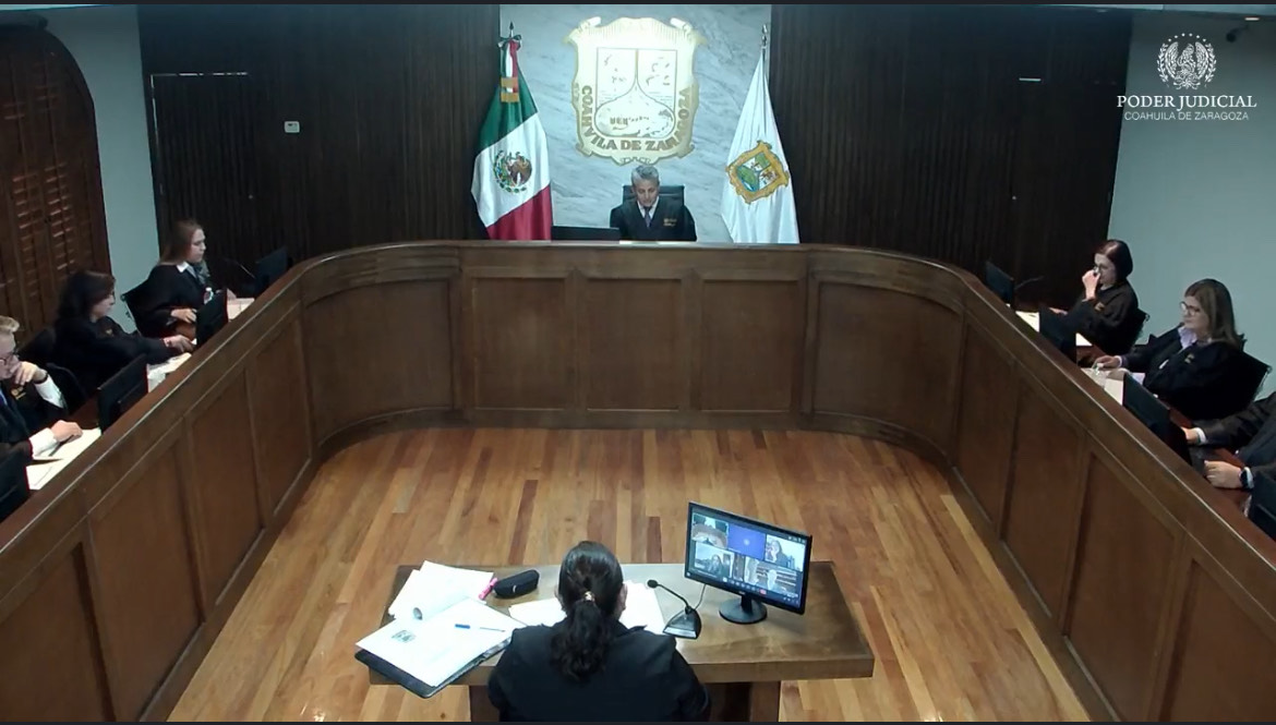 Sesiona el Tribunal Constitucional: Se realizó la primera sesión ordinaria del Tribunal Superior de Justicia del estado de Coahuila en su carácter de Tribunal Constitucional 